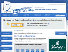 Tablet Screenshot of energieeffizienz-im-betrieb.net